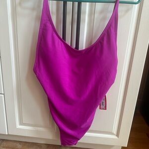 Target Fuchsia One-Piece Swimsuit